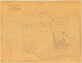 District lot boundaries within the City of Vancouver