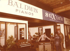Saxon's Keyboard Centre Ltd. Display booth