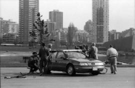 Make Vancouver Sparkle Ford Taurus prize in parking lot at Vanier Park