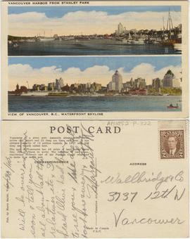 [Two views of Vancouver Harbour]