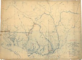 Hydro electric surveys. Plan showing location of water powers investigated by City of Vancouver