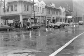 Seymour Street businesses across W. Georgia Street intersection