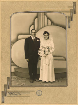 Lane - Leonard and Adeline - wedding - 1949