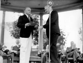 Opening ceremony, Canadian Pacific Exhibition, 25th anniversary, 1934