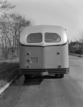 [Rear view of a bus]