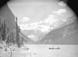 Canoe on Lake Louise