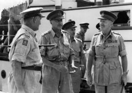 Canadian Liaison Mission to Japan in front of a launch