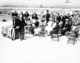 [Ceremony at Lansdowne Park]