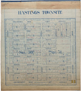 Hastings Townsite : Rupert Street to Boundary Road and Strathcona Road (22nd Avenue) to Governmen...