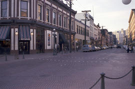 [Western view down Water Street from the intersection at Carrall Street ]