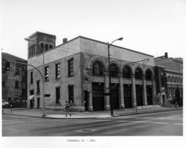 Fire hall #2 on corner of Gore and Cordova Streets