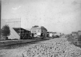 [Building and road construction on Lonsdale Avenue]