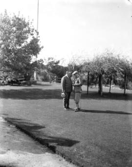 [Prince of Wales and Walter S. Thompson, Director of Publicity, Canadian National Railway at Jeri...