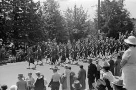 [Seaforth Highlanders on parade]